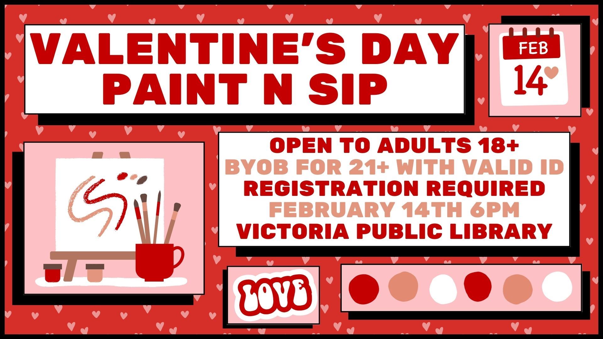 Valentine Paint and Sip