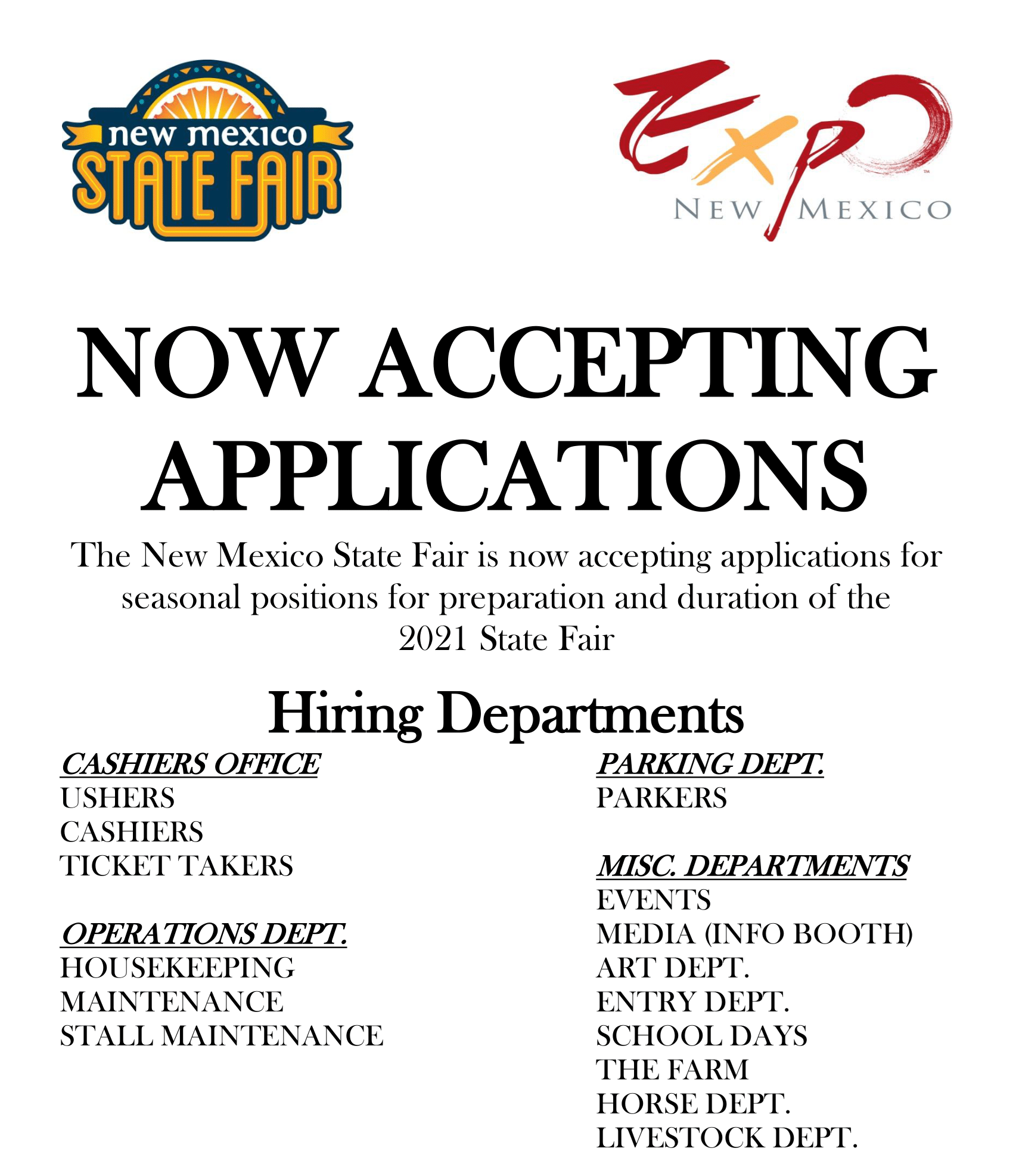 Employment Opportunities