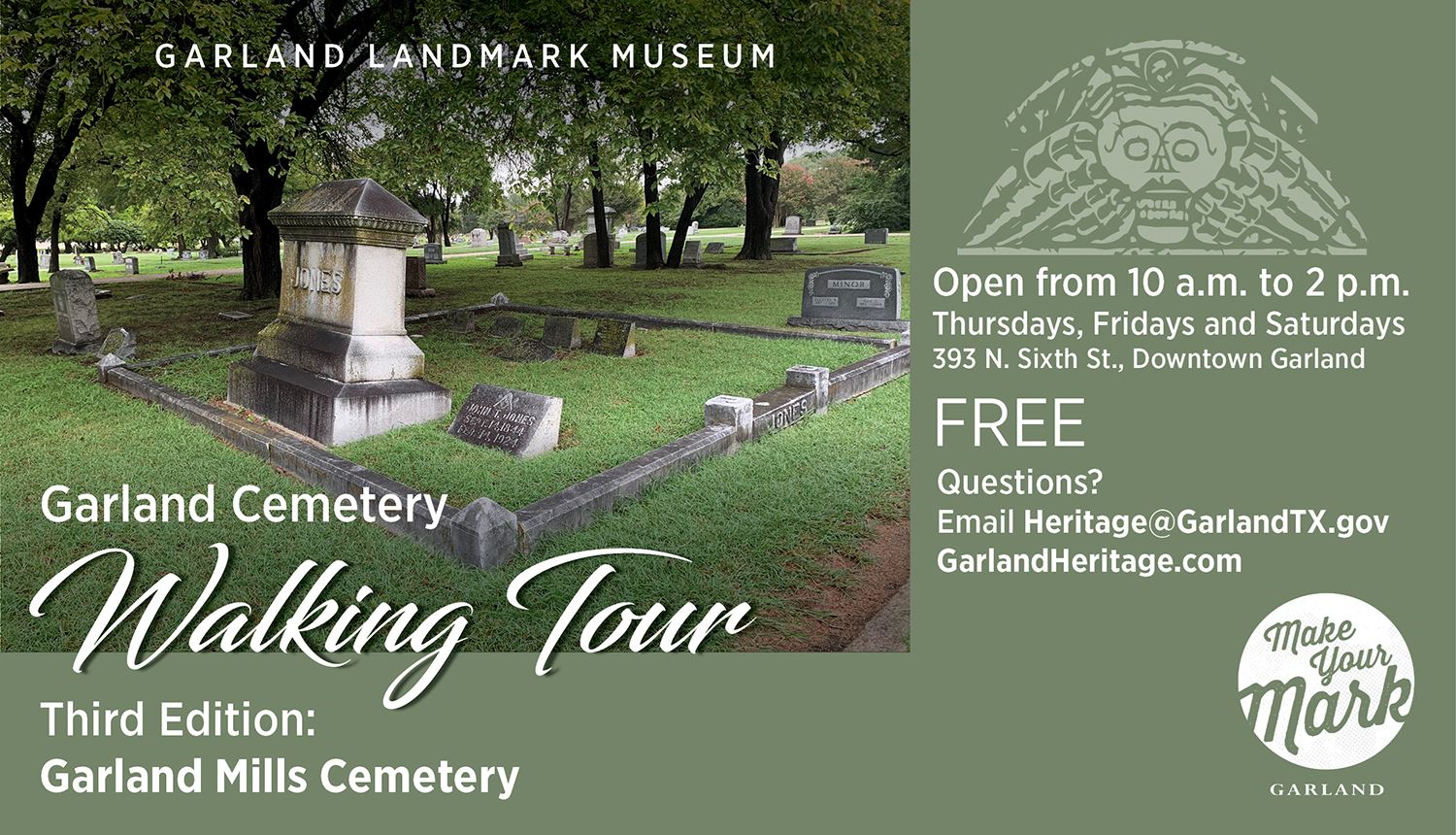 Third Edition Garland Mills Cemetery Walking Tour