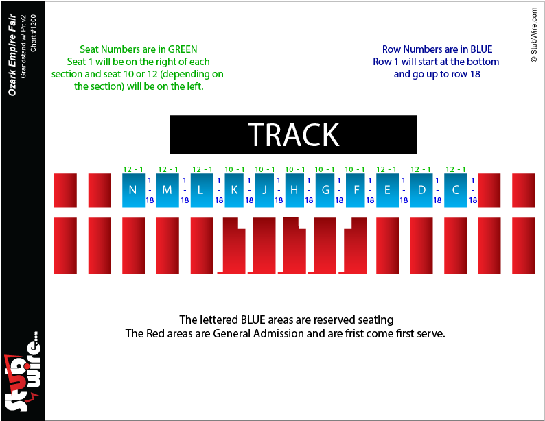 Ozark Empire Fairgrounds Map Ky3 Grandstand Maps
