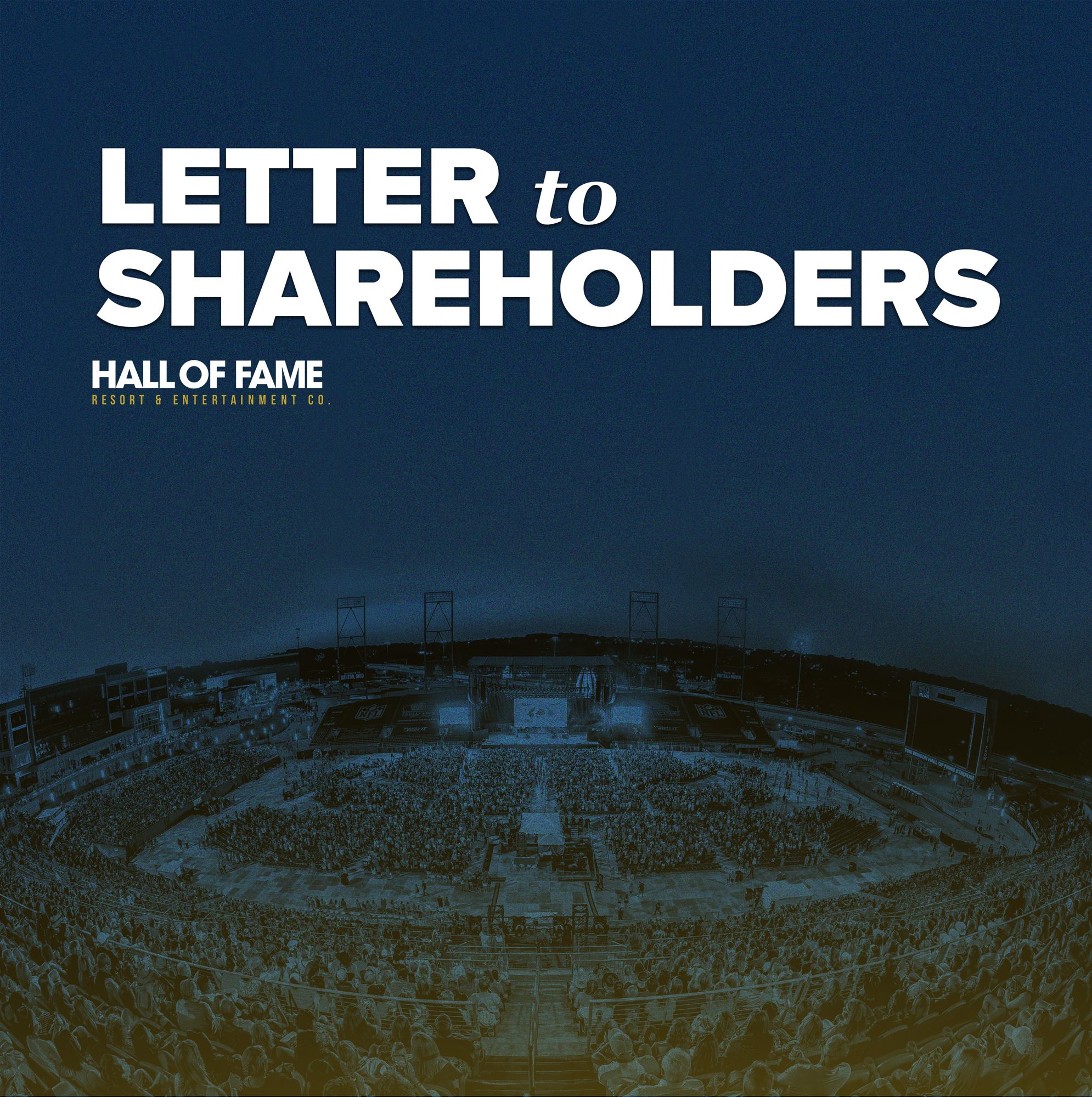 Letter to Shareholders