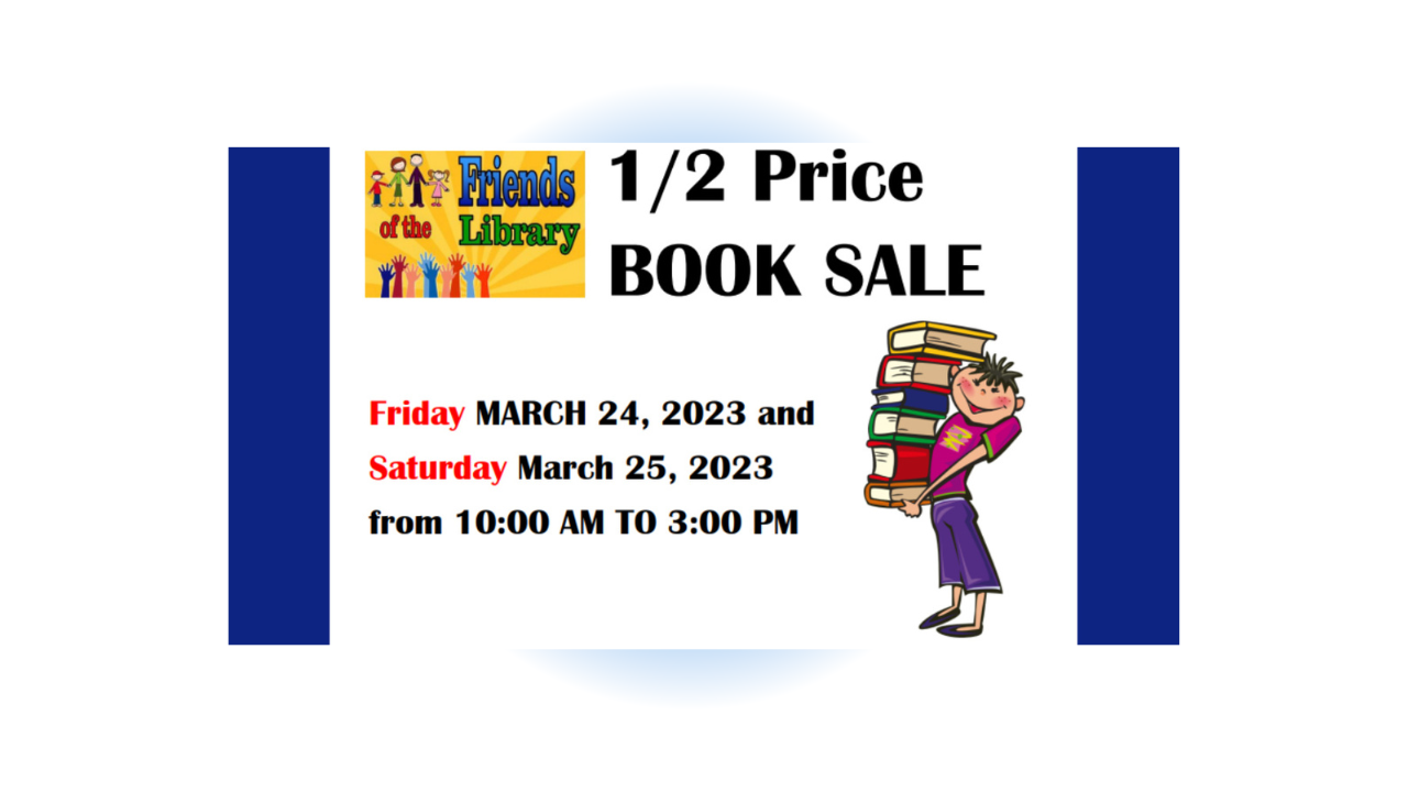 1/2 Price Book Sale