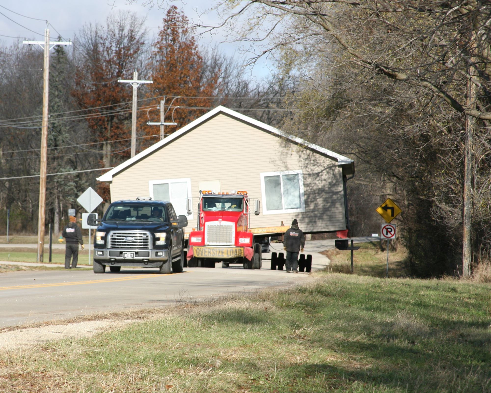 Over the mailbox