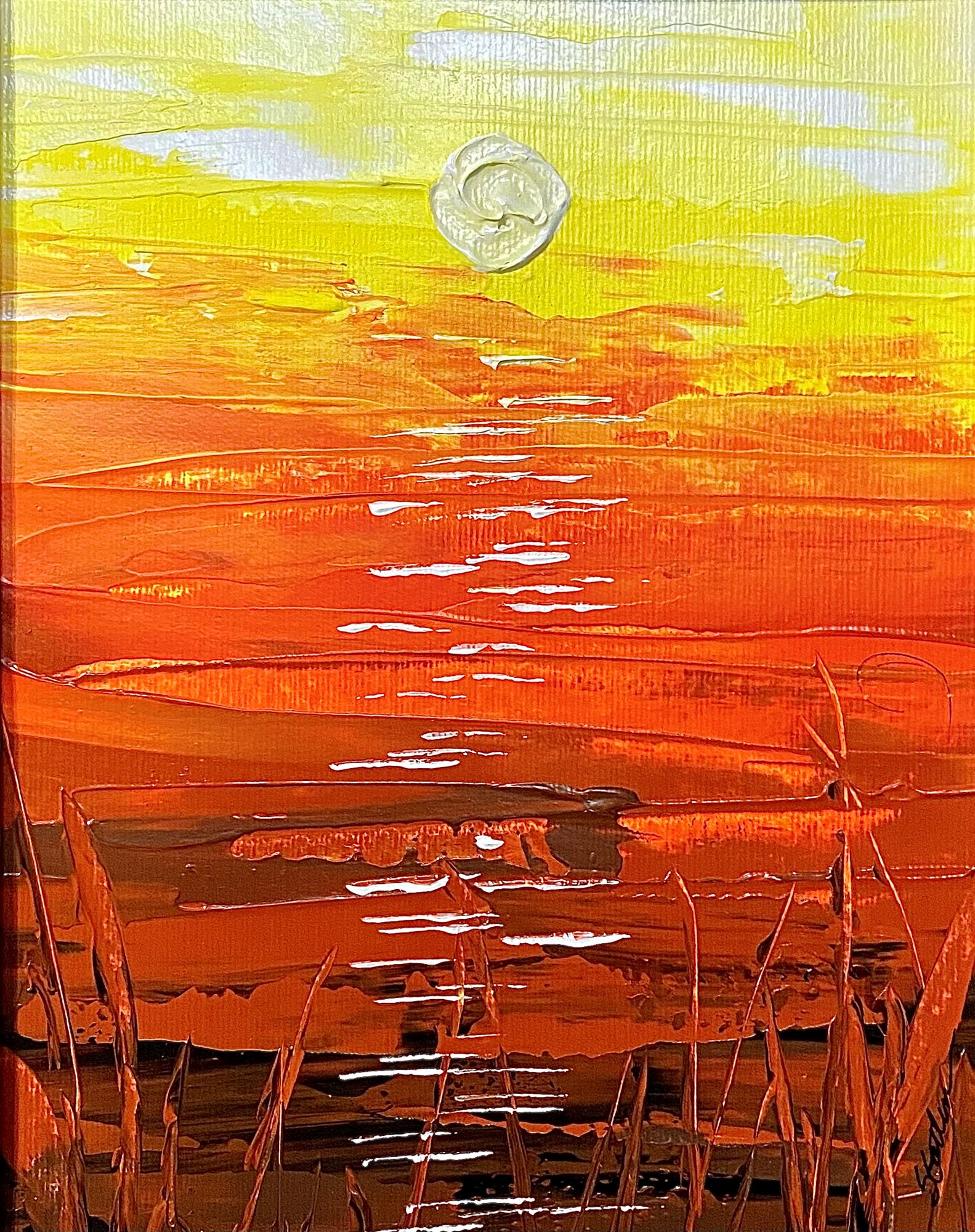 Acrylic Palette Knife Painting