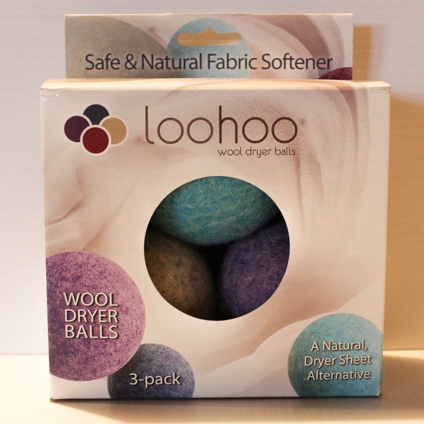 LooHoo Wool Dryer Balls - 3-Pack