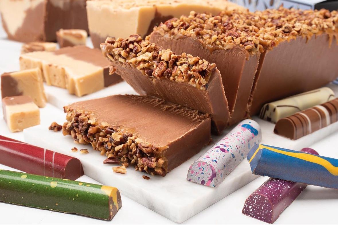 Gourmet Fudge and Hand-Painted Truffle Bars