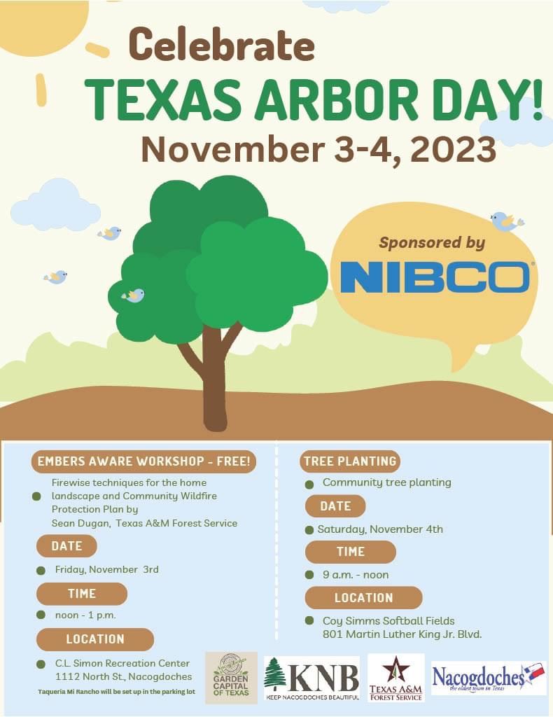 Texas Arbor Day 2025 Schedule