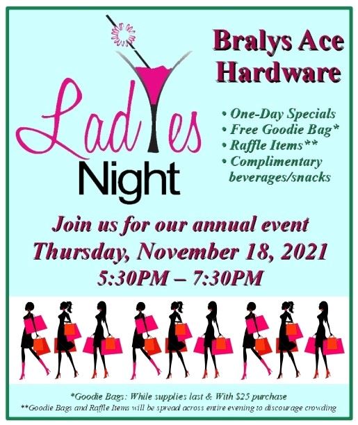 Ladies Night OutBralys Ace Hardware