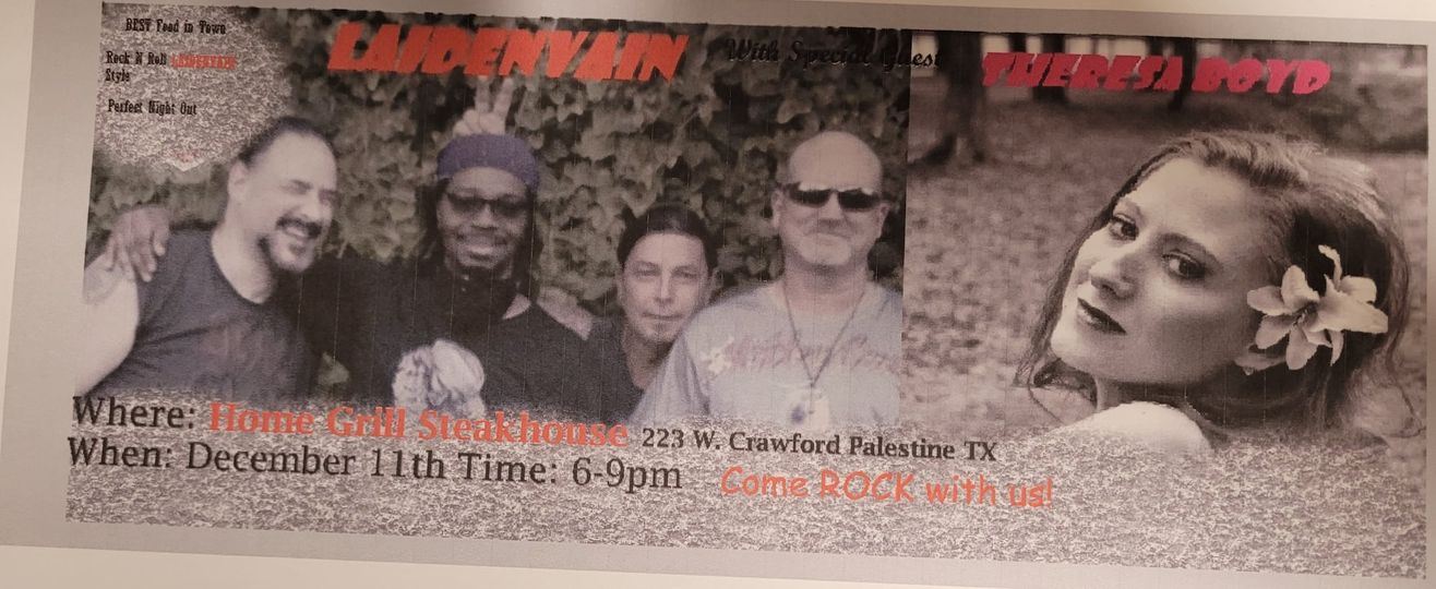 Laidenvain Rocks The Home Grill Steakhouse