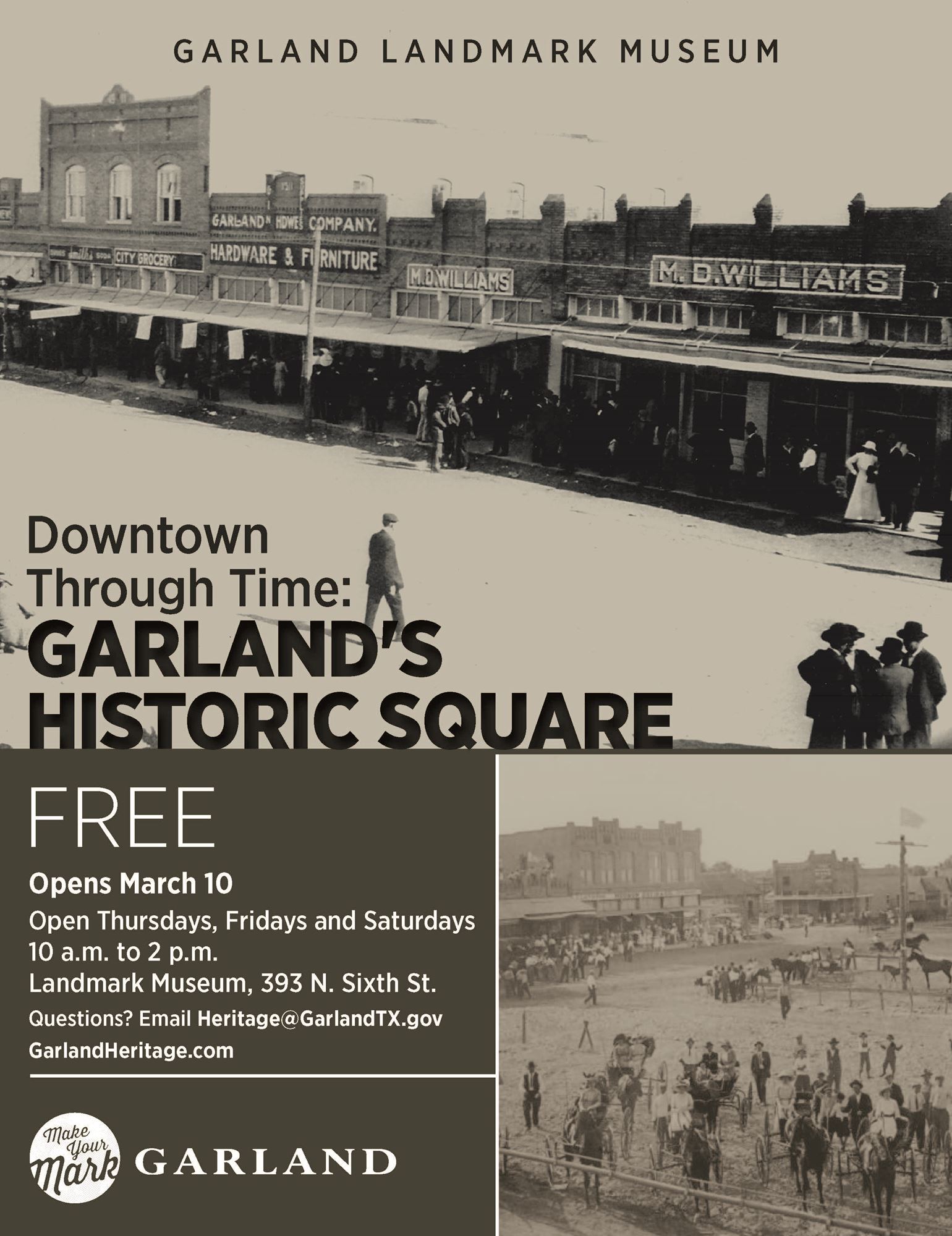 Downtown Through Time Garland's Historic Square
