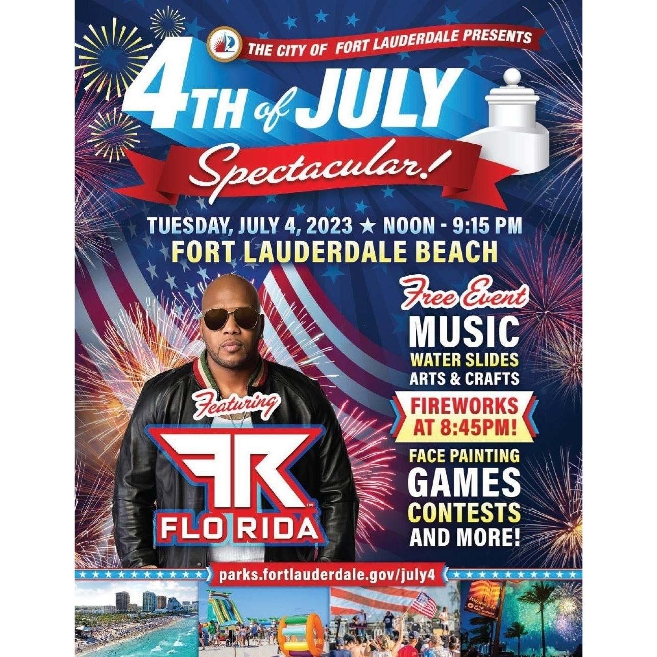 Fort Lauderdale 4th of July Spectacular Fest & Fireworks 2023 featuring