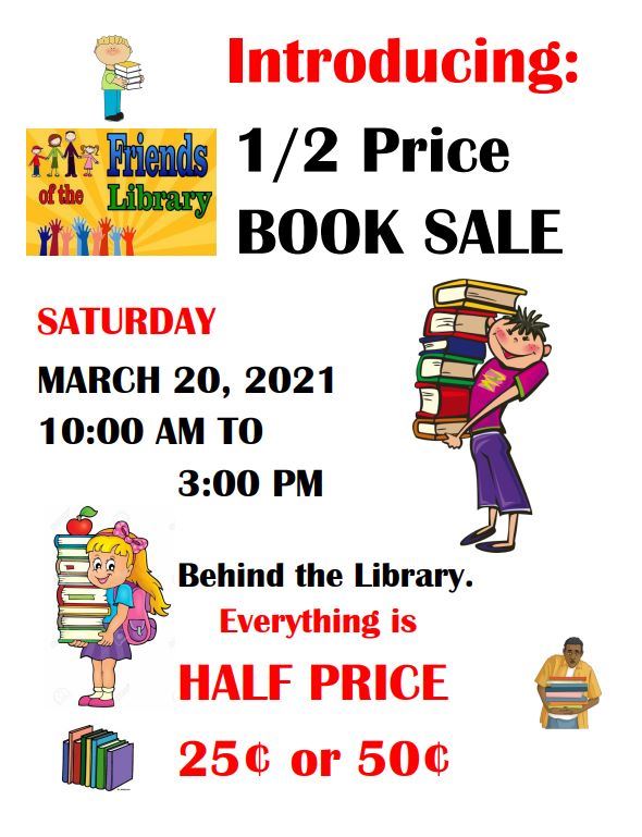 Friends 1/2 Price Book Sale