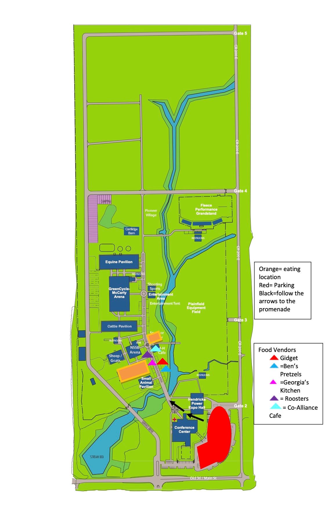 Hendricks County Fairgrounds Map Fair Food Experience