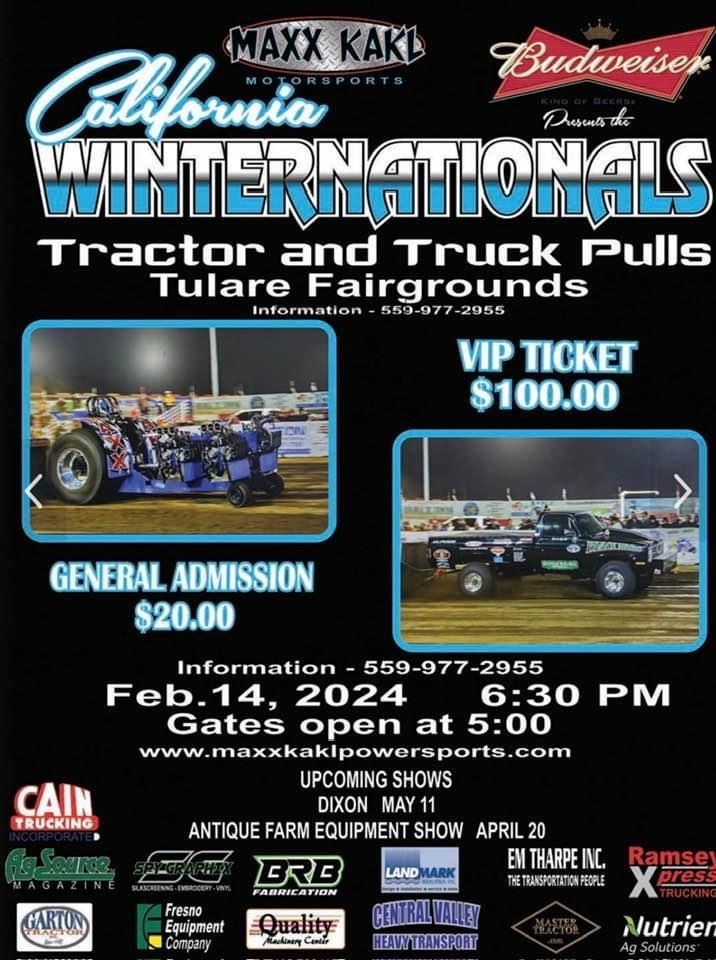 CALIFORNIA WINTER NATIONALS TRACTOR & TRUCK PULLS