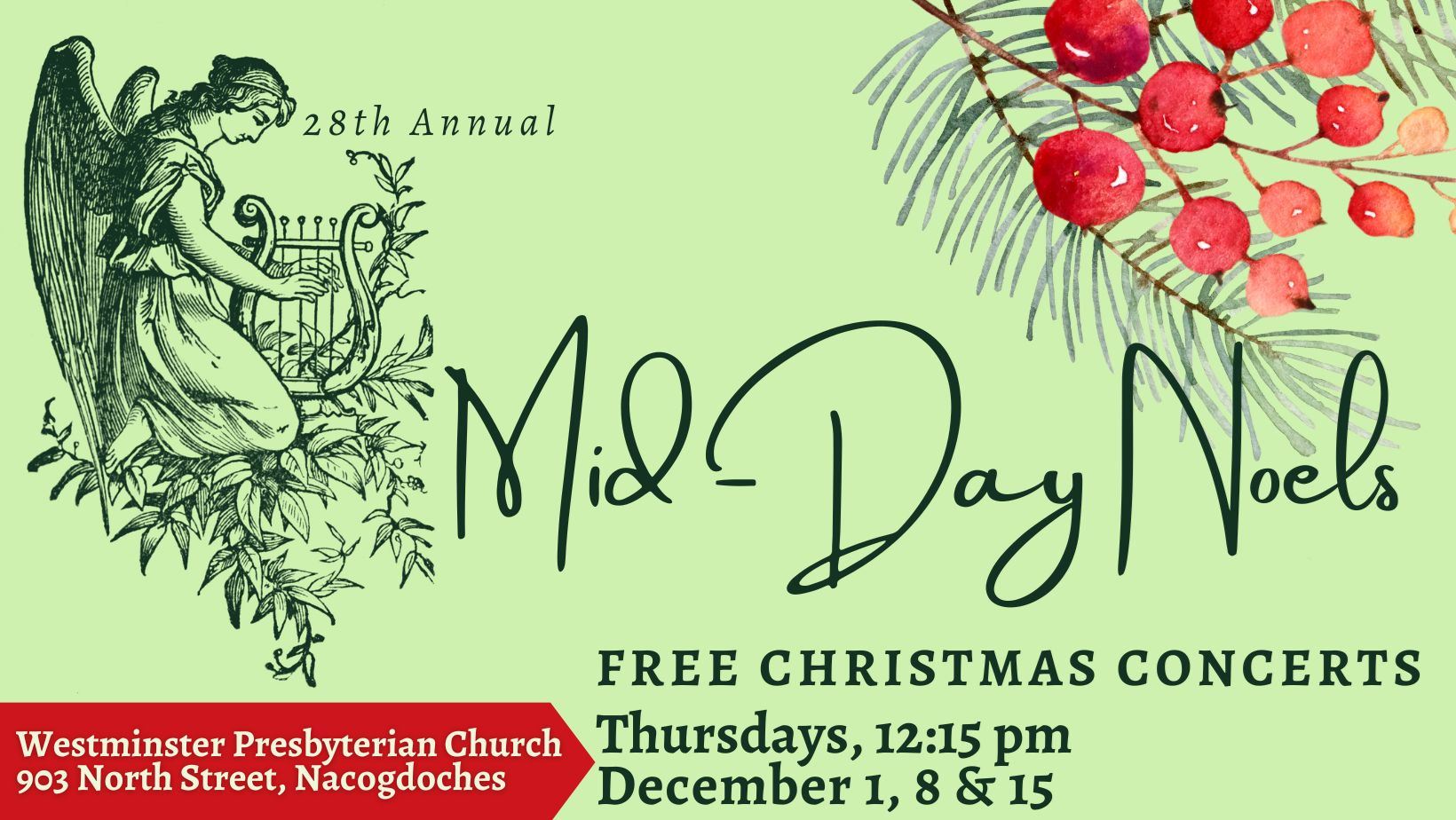 MidDay Noels Free Christmas Concerts