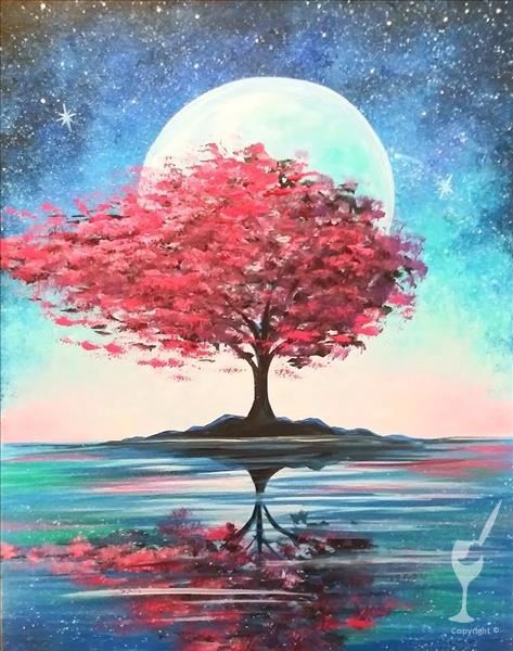 Painting with a Twist: Mystical Moonlight