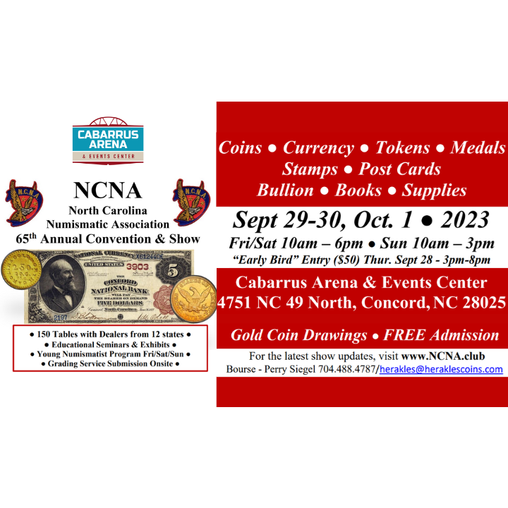 NCNA 65th Annual Convention Coin Show