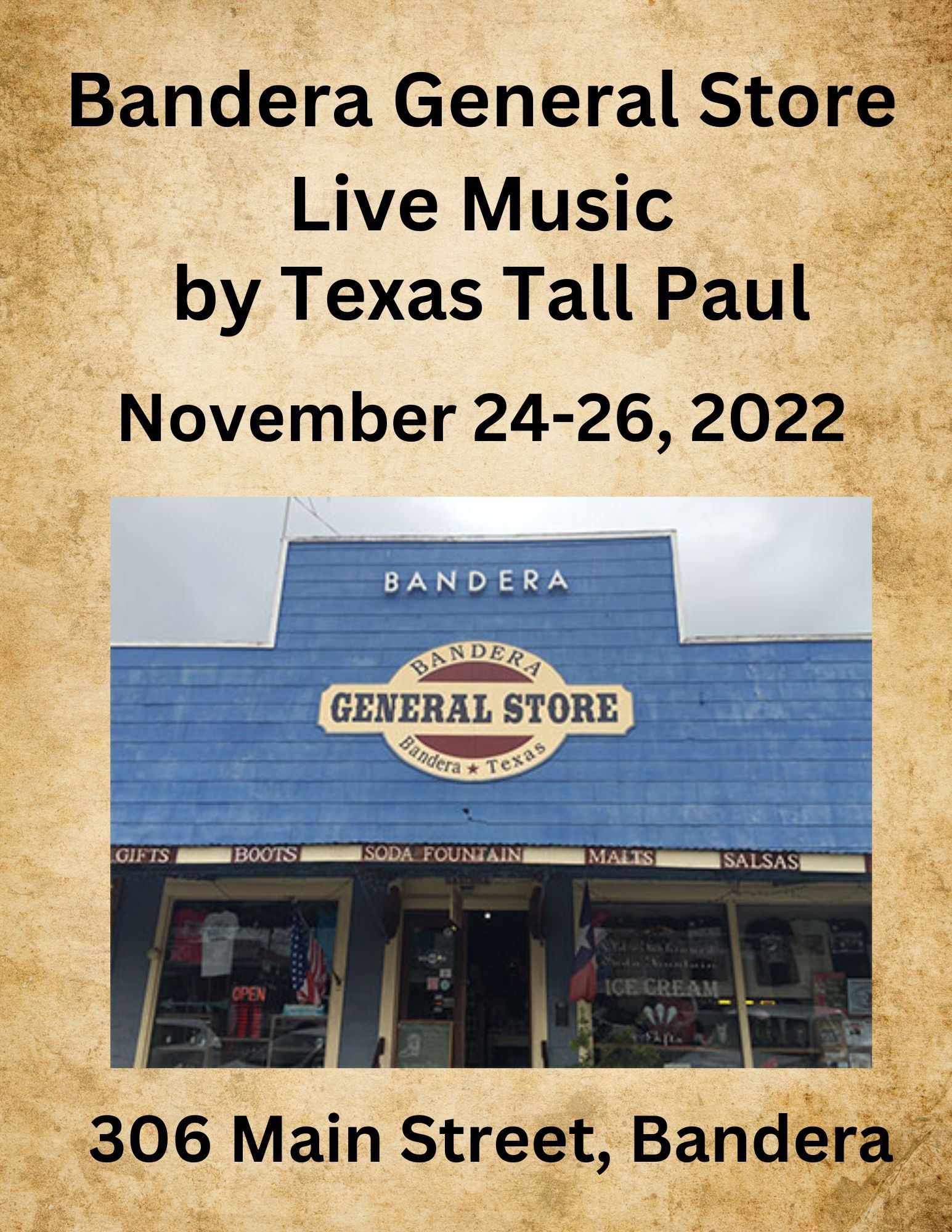 Live Music at The Bandera General Store