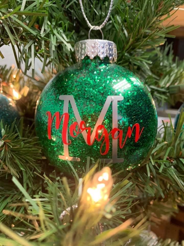 Make Your Own Glitter Ornament