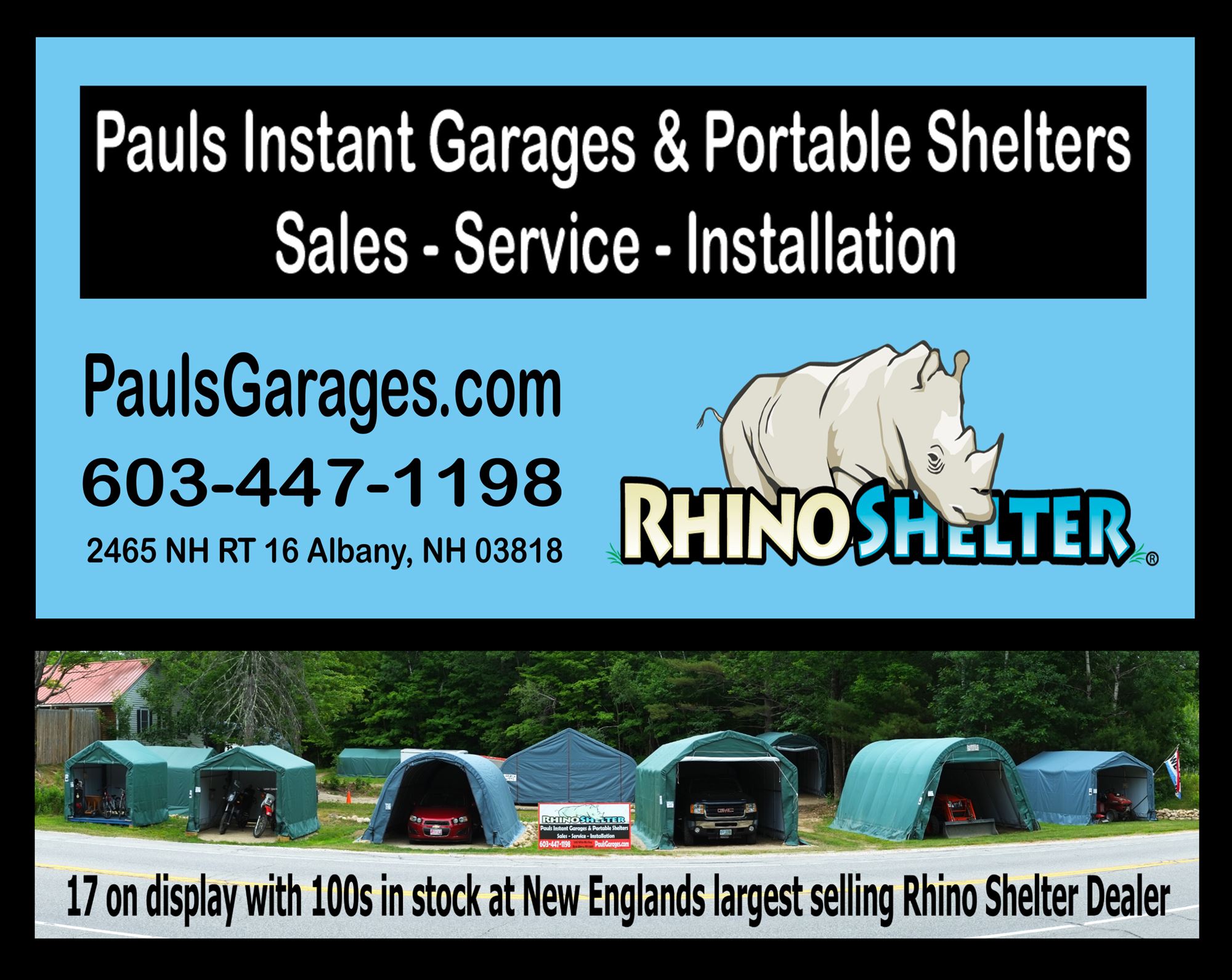 Pauls Instant Garages and Portable Shelters
