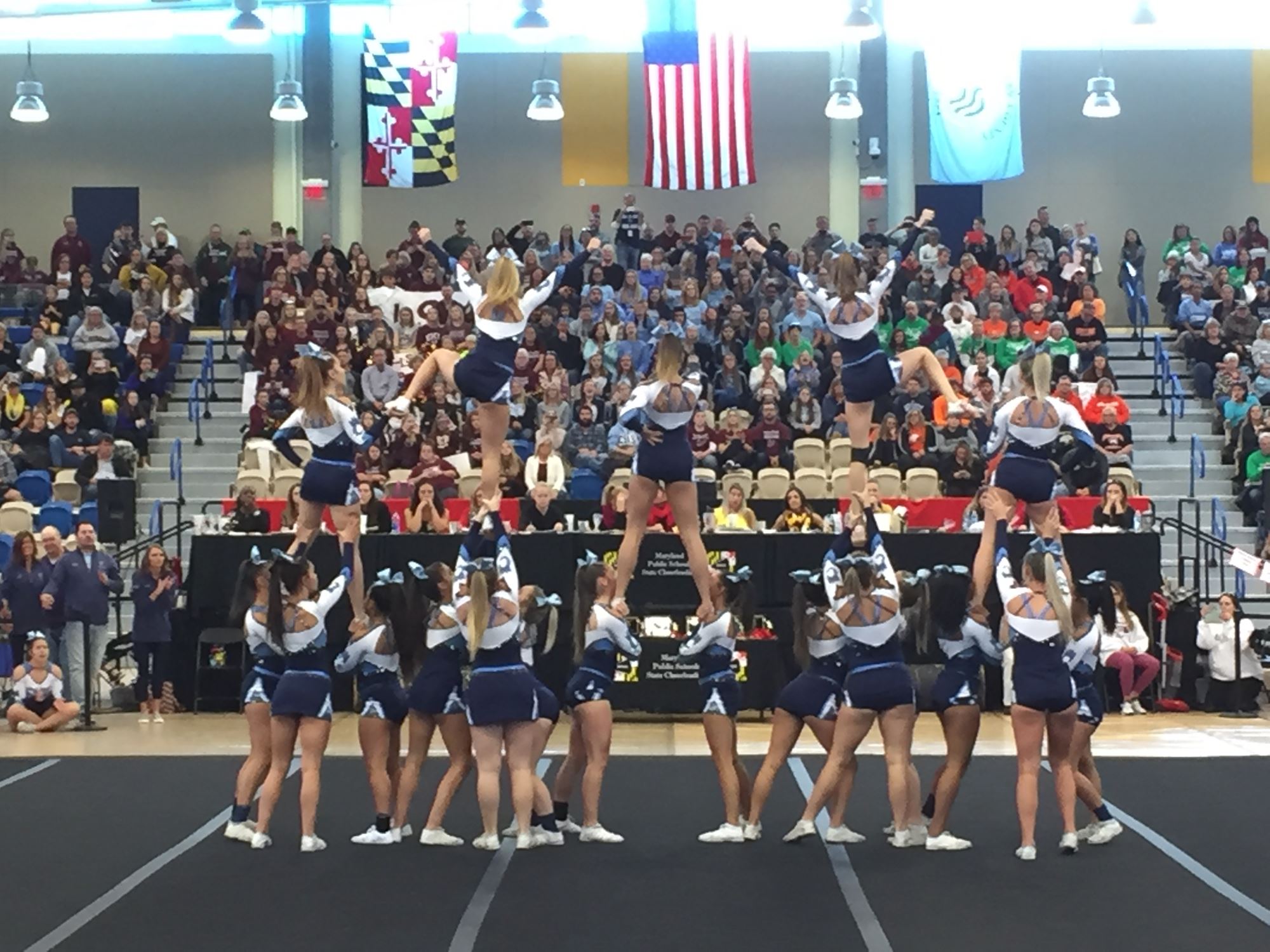 Maryland Public Schools State Cheerleading SemiFinals Winter 2022