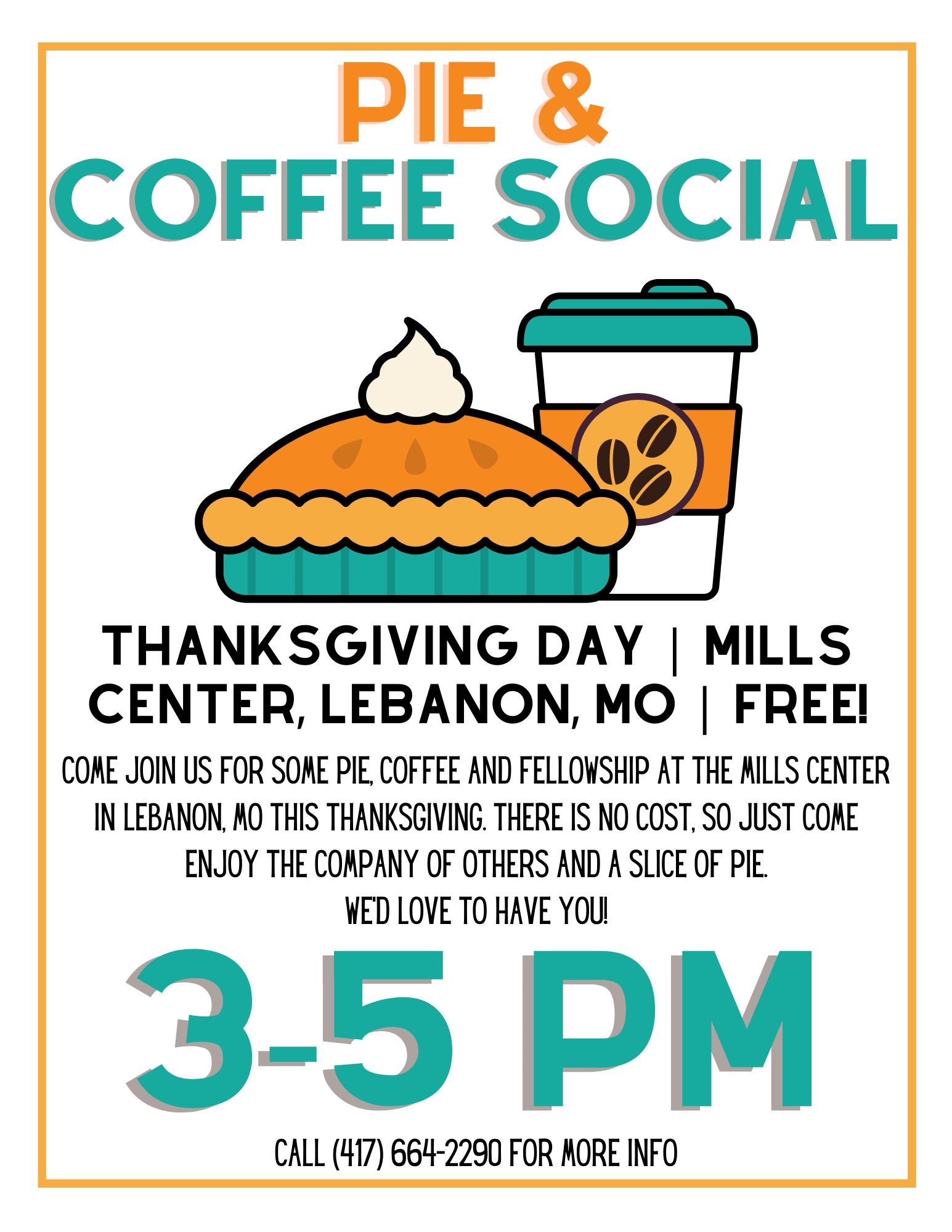 Pie and Coffee Social