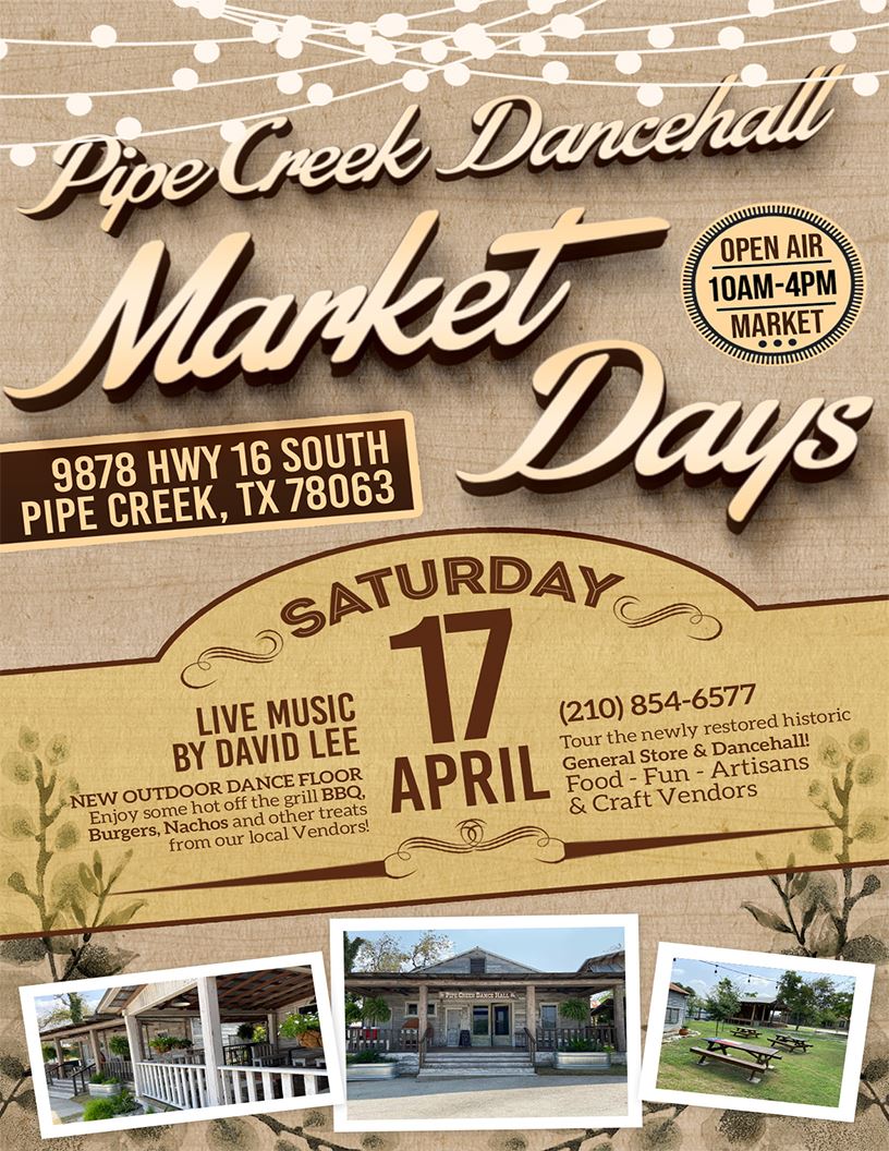 Pipe Creek Dancehall Market Days