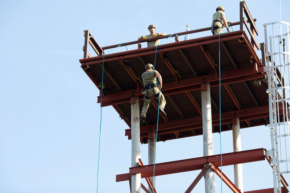 NYS Police Demonstrations ft. K9 & Rappelling