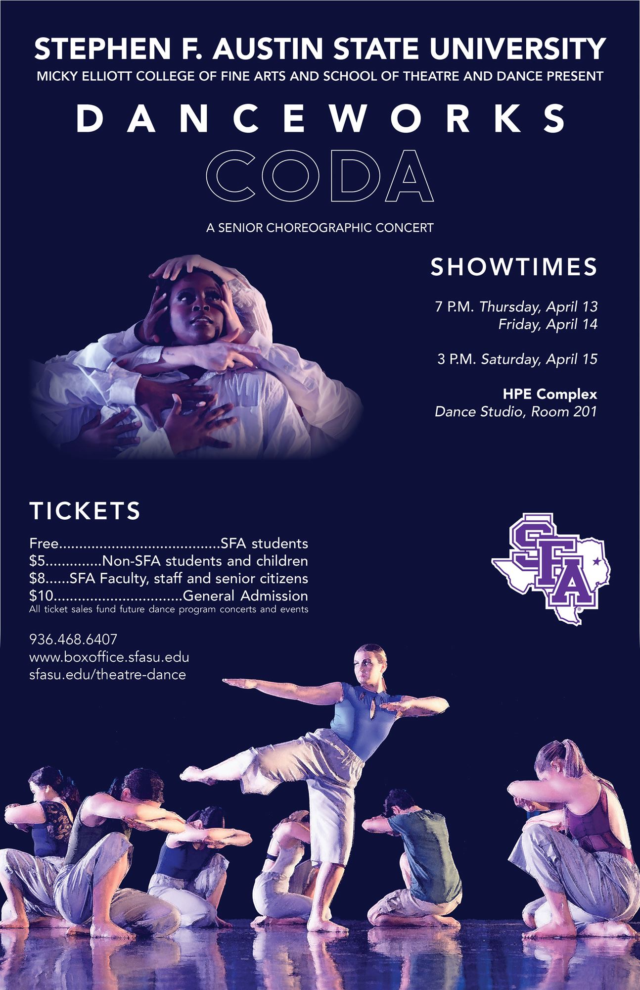 Sfa School Of Dance Presents Danceworks Coda