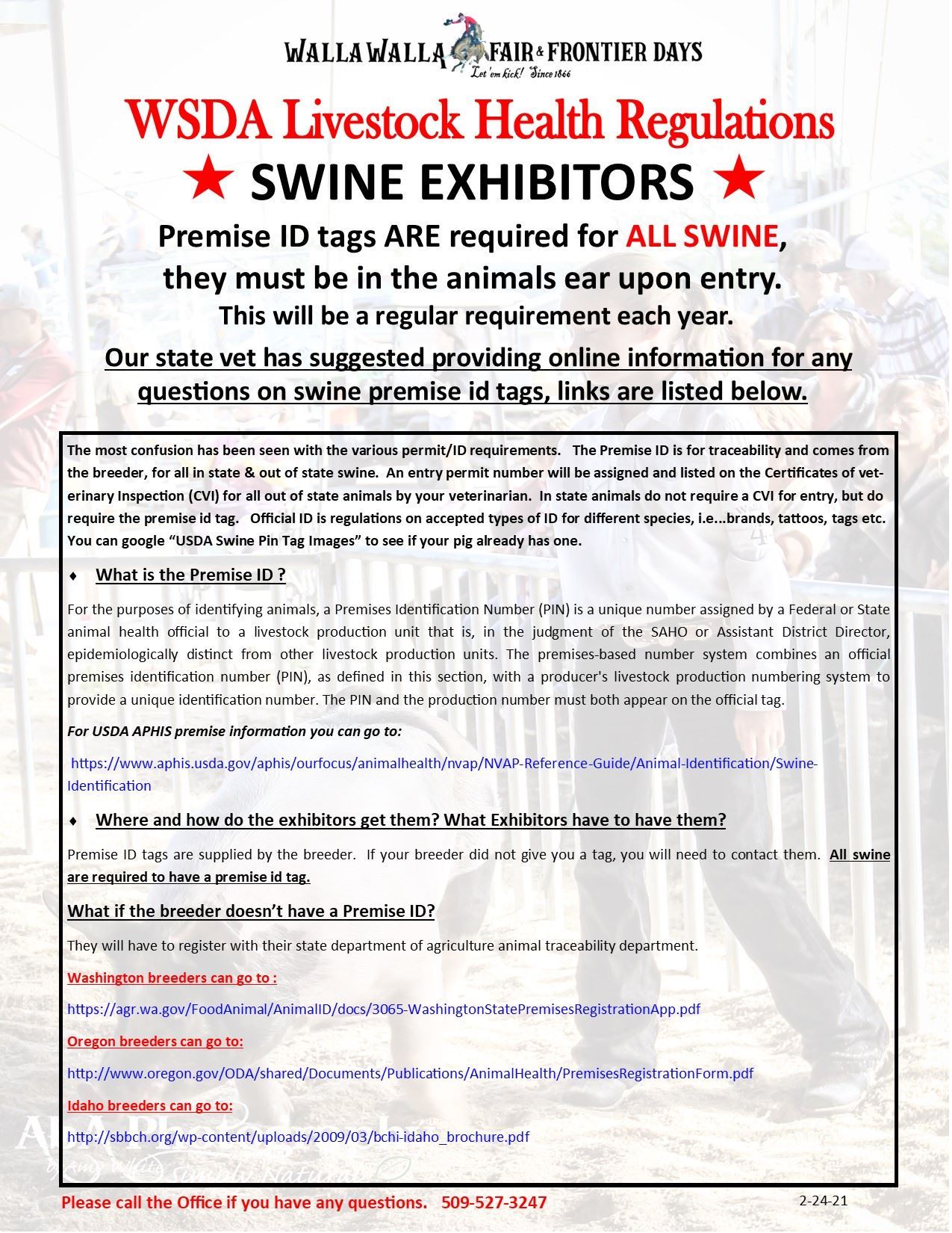 Swine Exhibitors