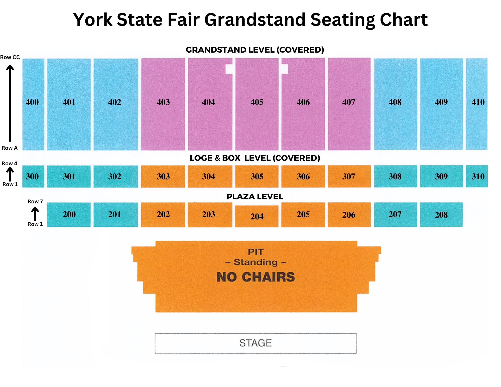 Illinois Grandstand Seating Chart