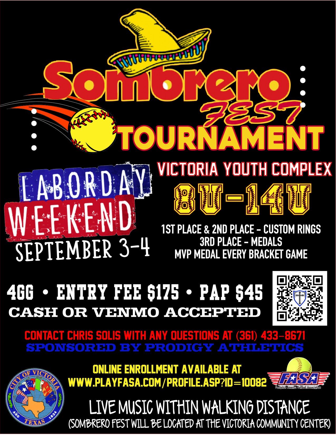Sombrero Fest Softball Tournament Ages 814