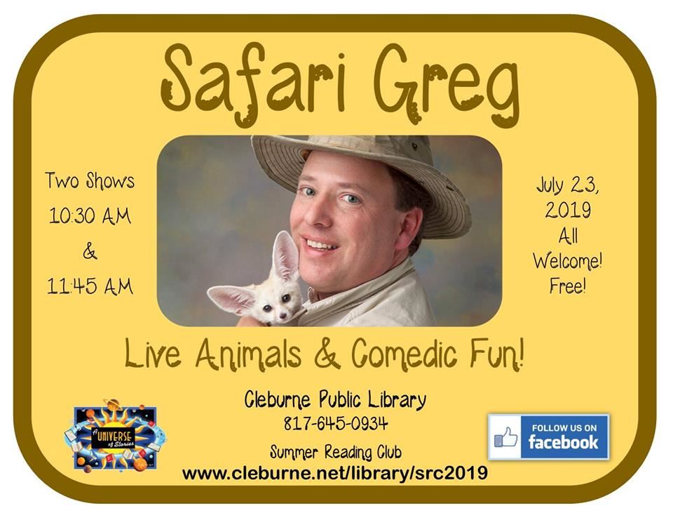 Safari Greg: Live Animals