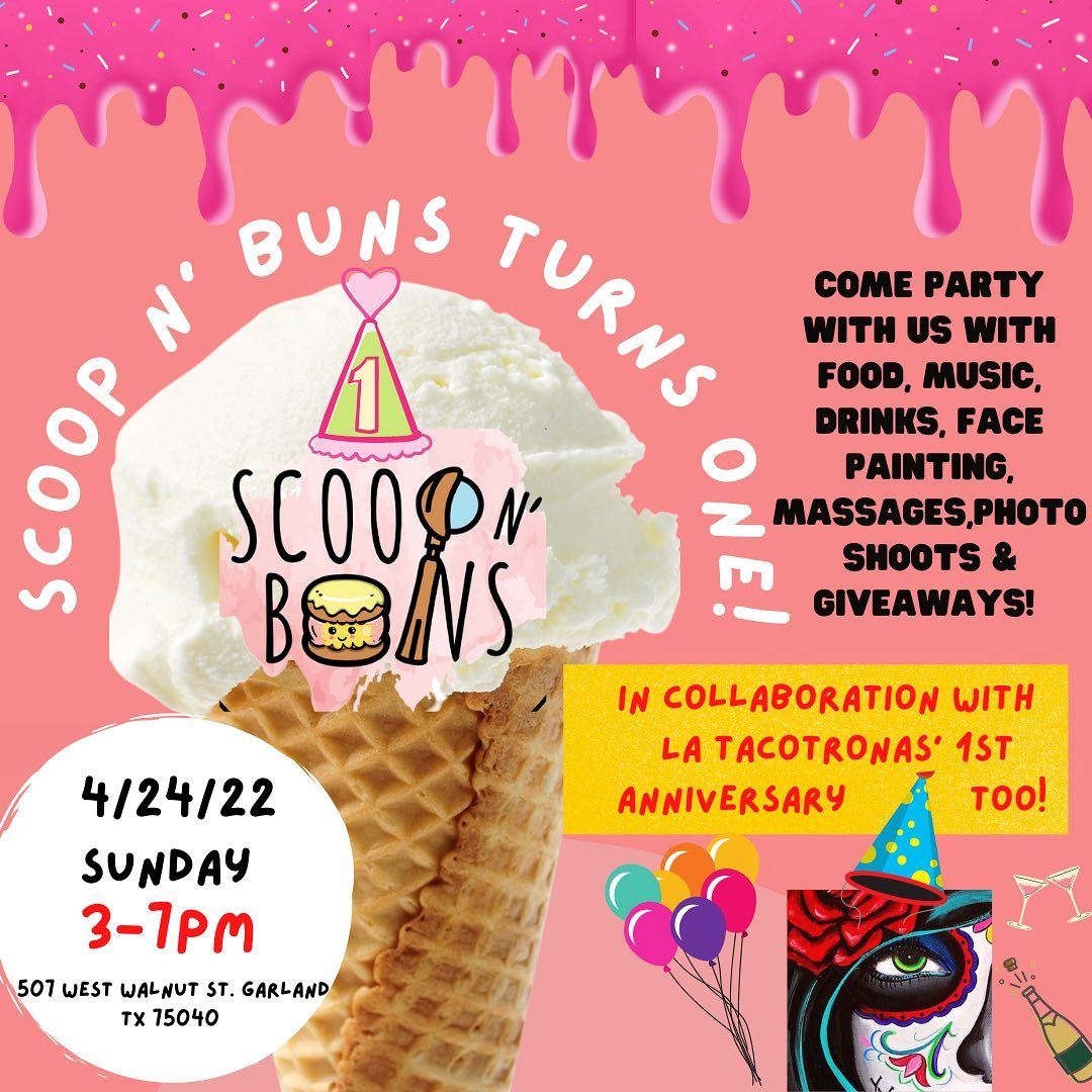 Scoop N' Buns Turns One!