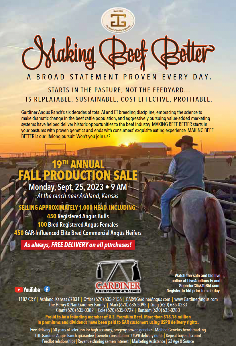 Gardiner Angus Ranch 15th Annual Fall Bull Sale