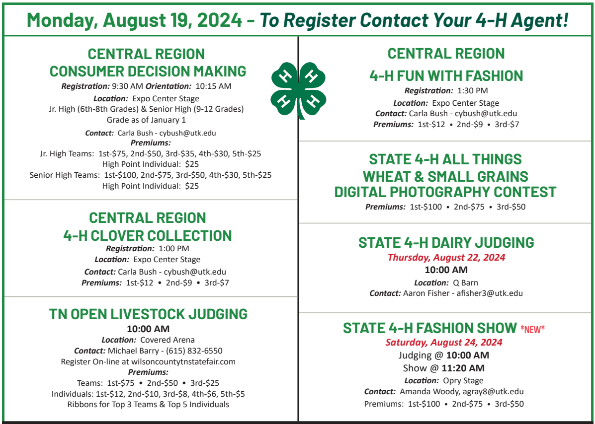 4-H Competitions