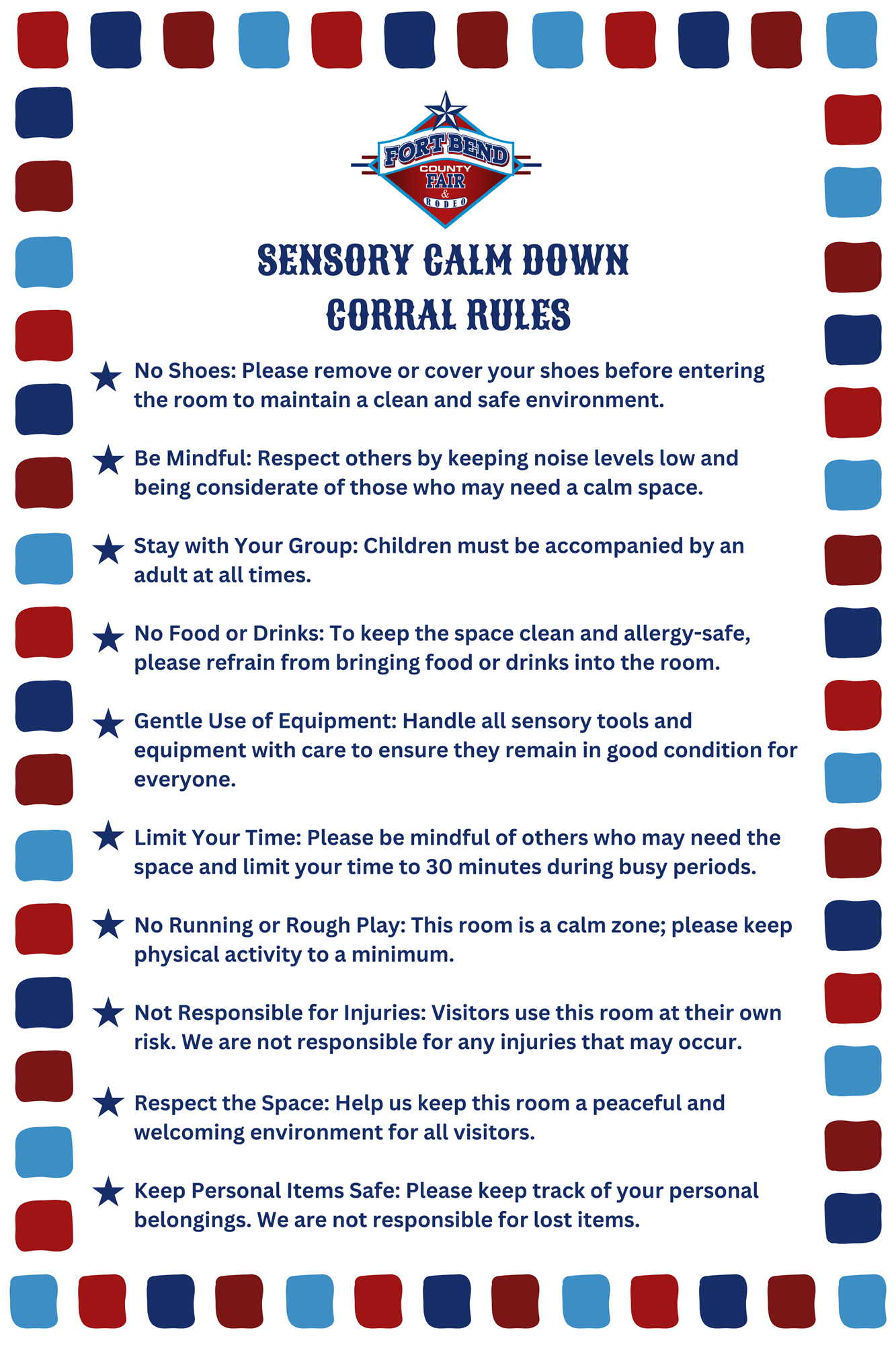 Sensory Calm Down Corral