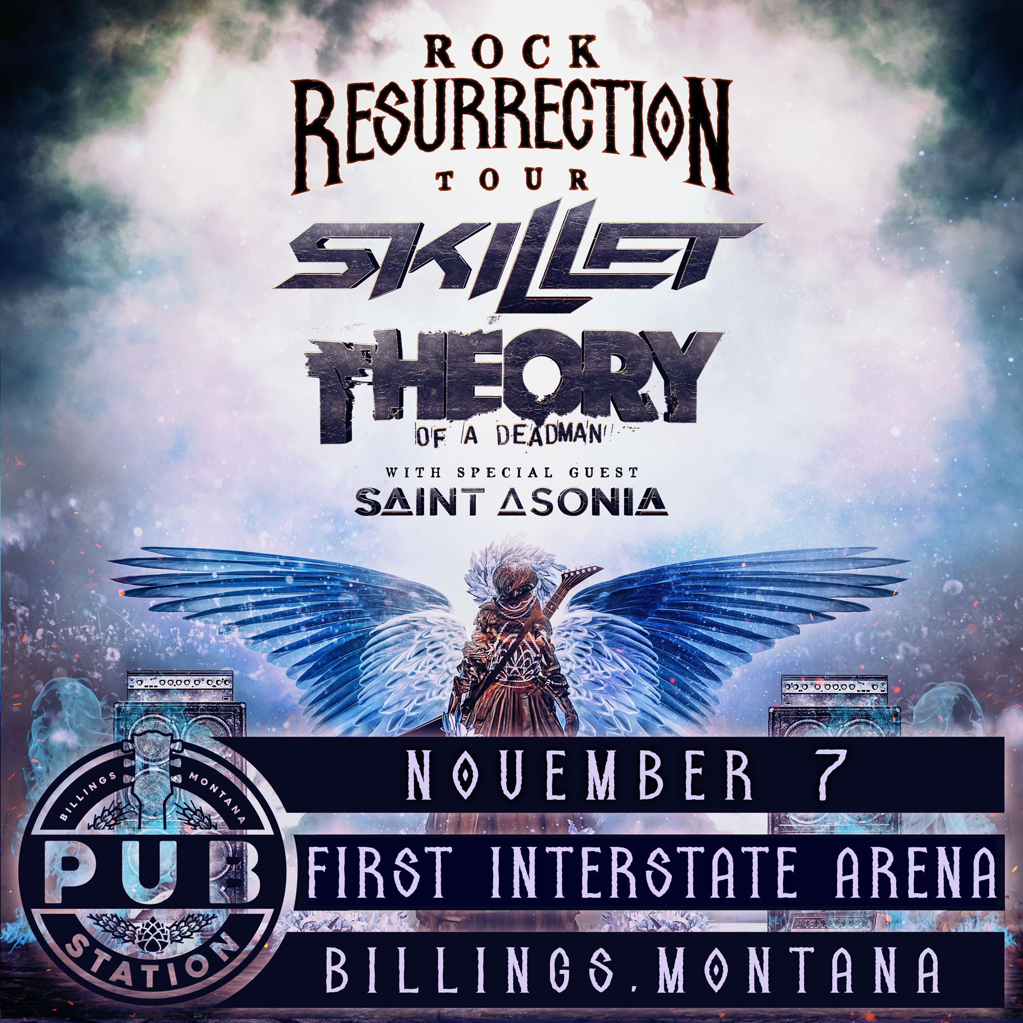 Skillet & Theory of a Deadman Rock Resurrection Tour