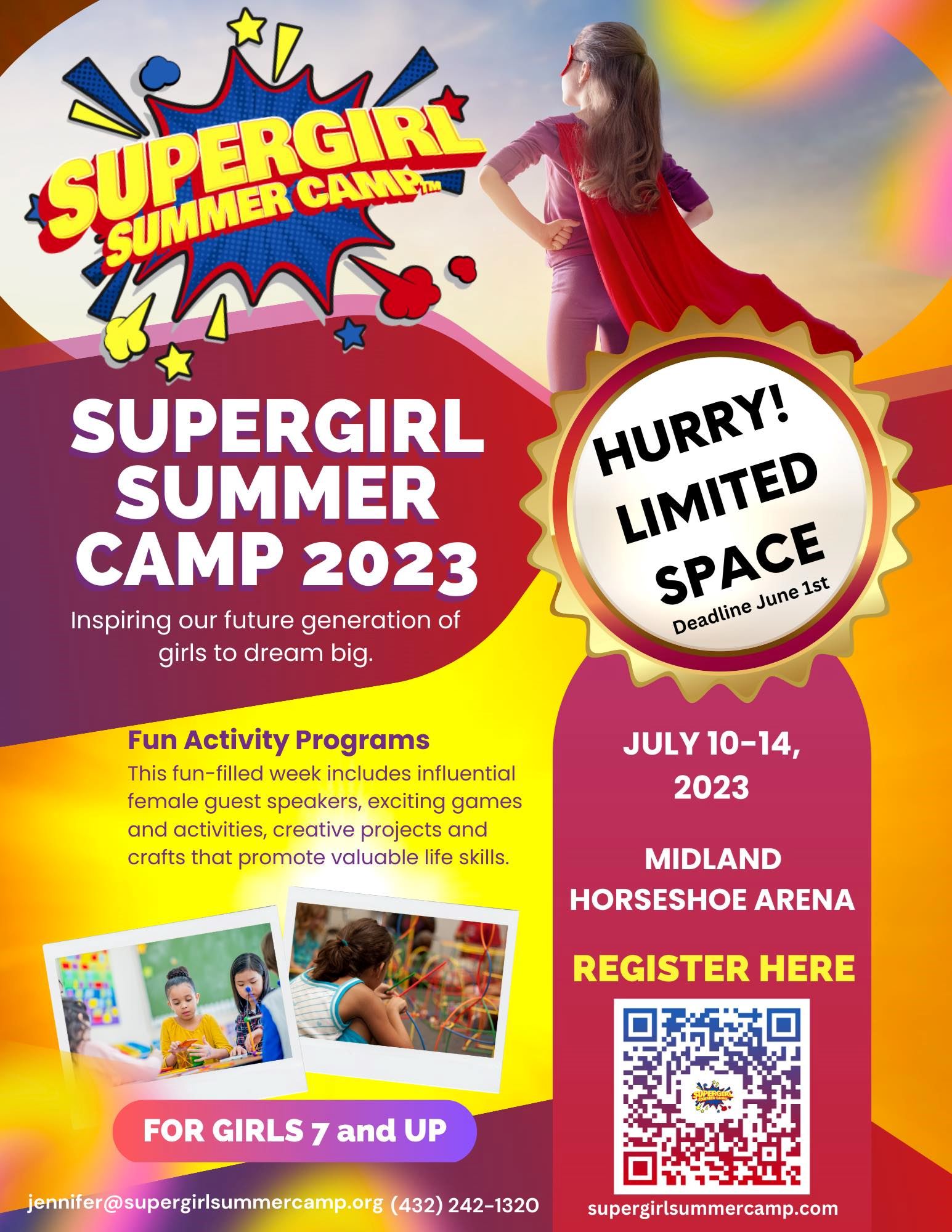 SuperGirl Summer Camp