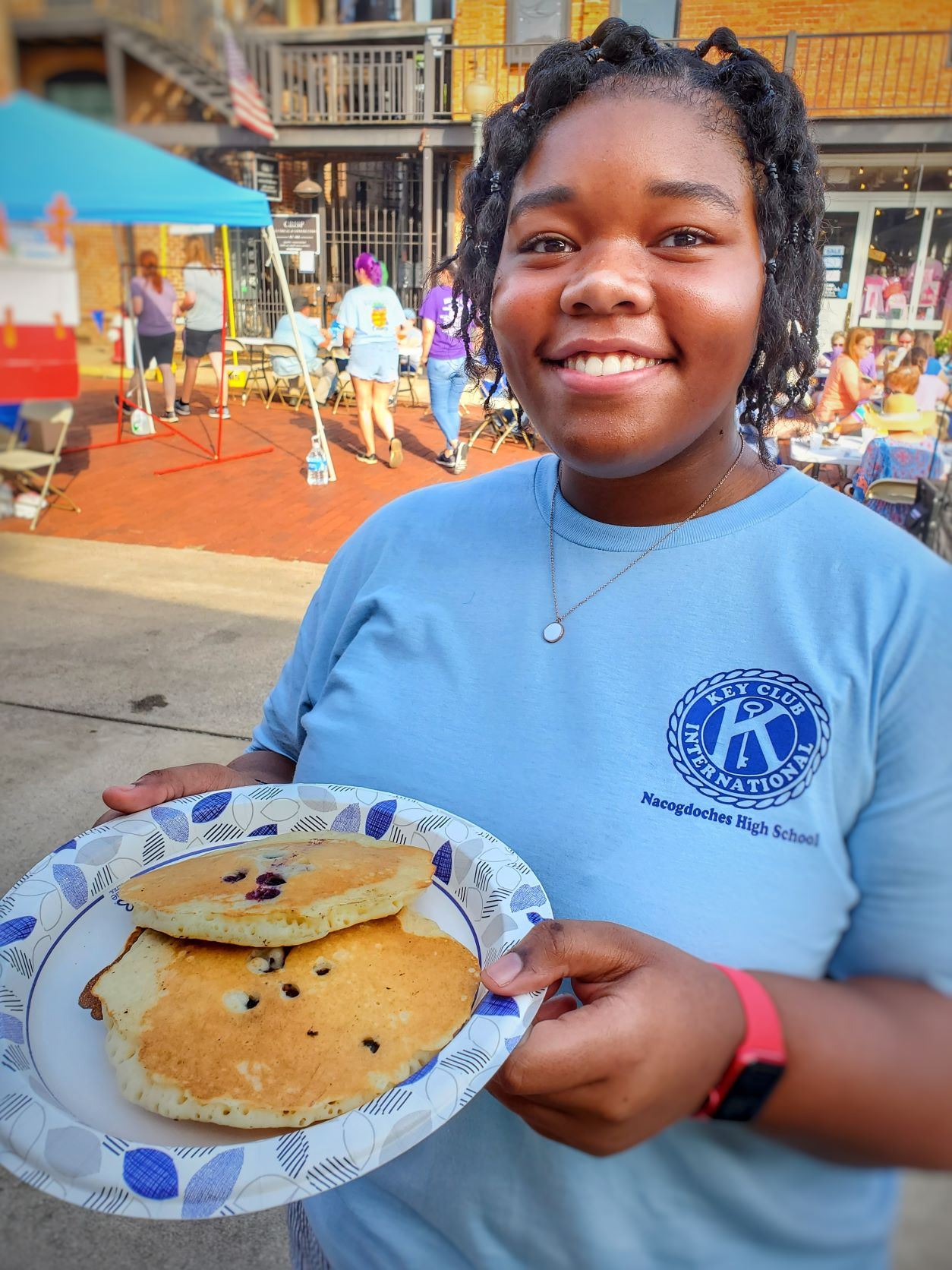 Blueberry Pancake Breakfast at Texas Blueberry Festival