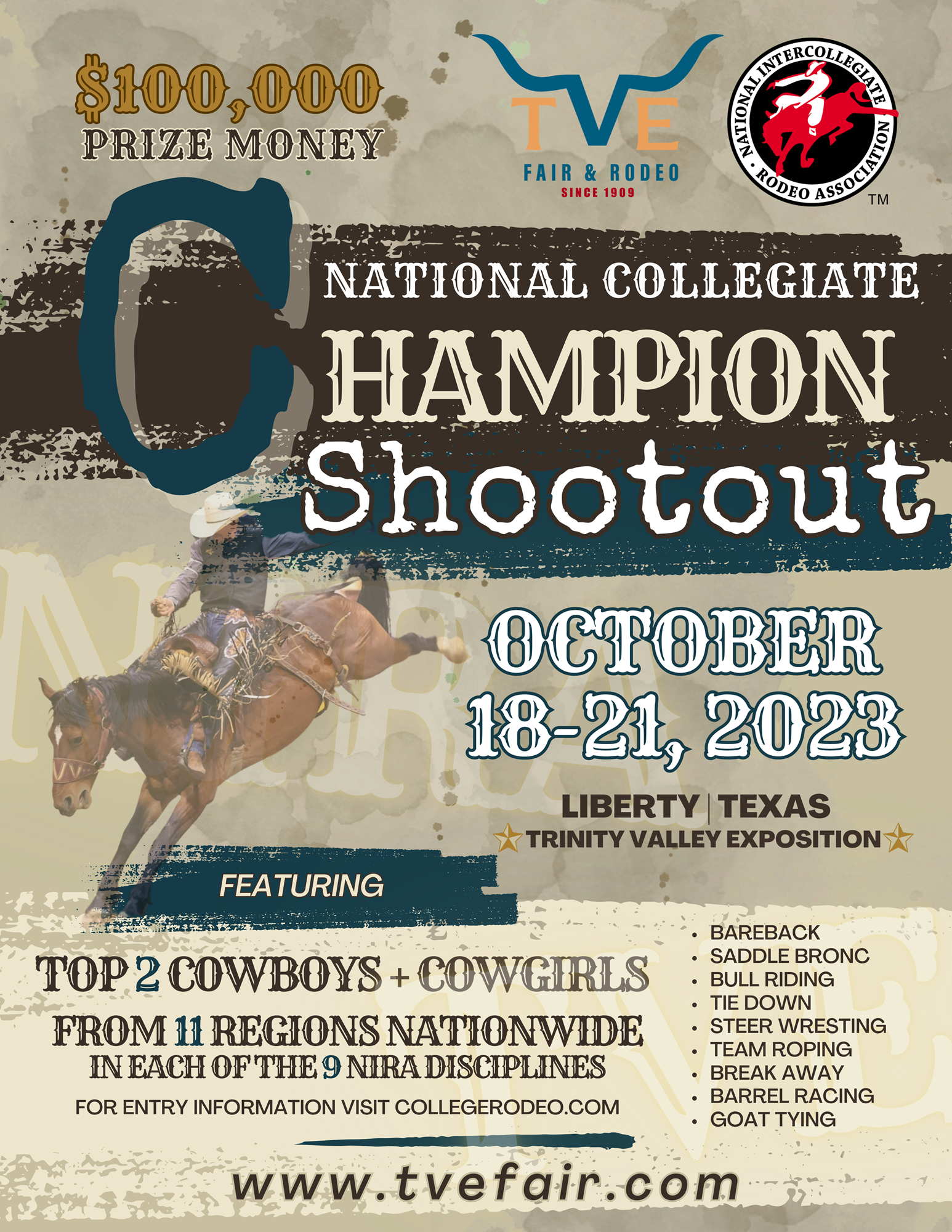 National Finals Rodeo 2023: Round 1 Daysheet - The Cowboy Channel