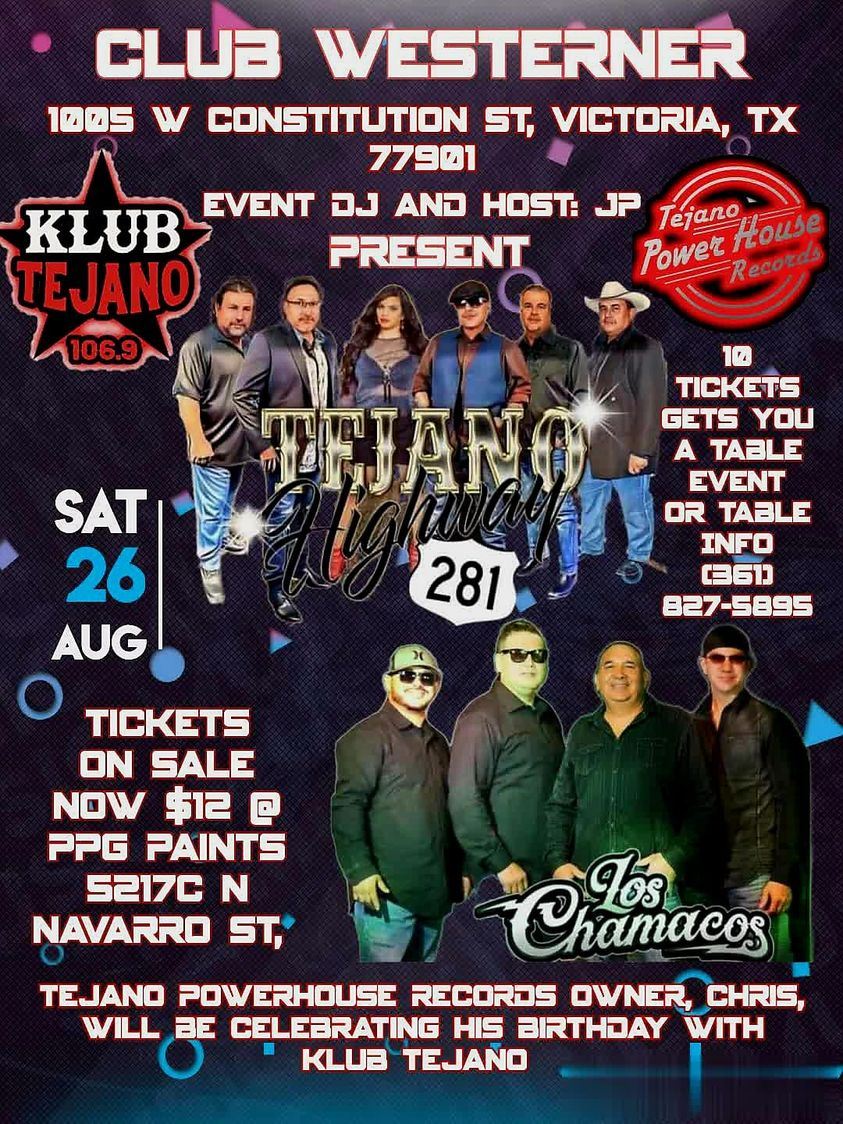 Tejano Hwy 281 feat. Los Chamacos LIVE