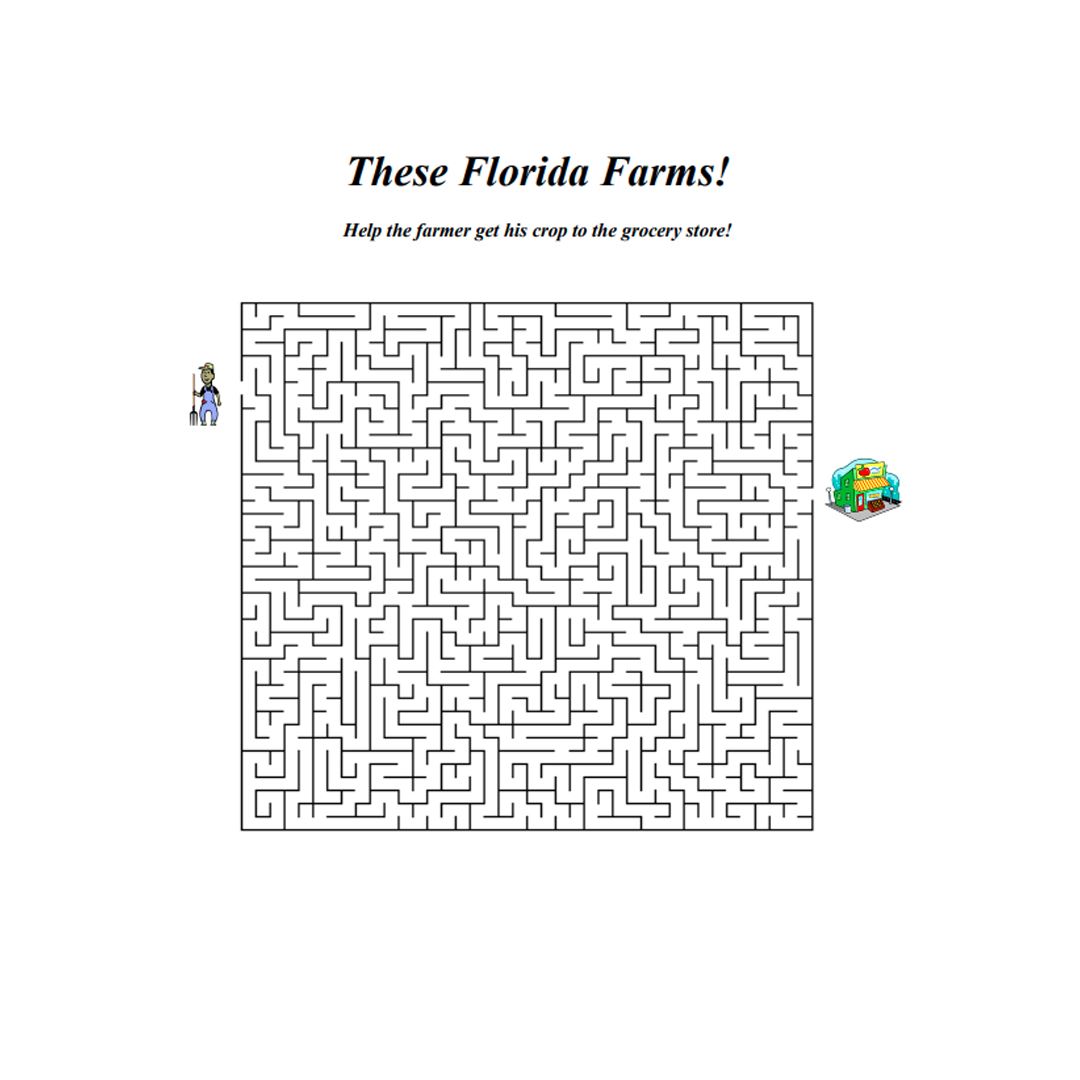 These Florida Farms! Maze