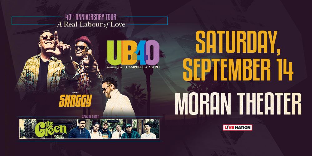 UB40 40th Anniversary Tour