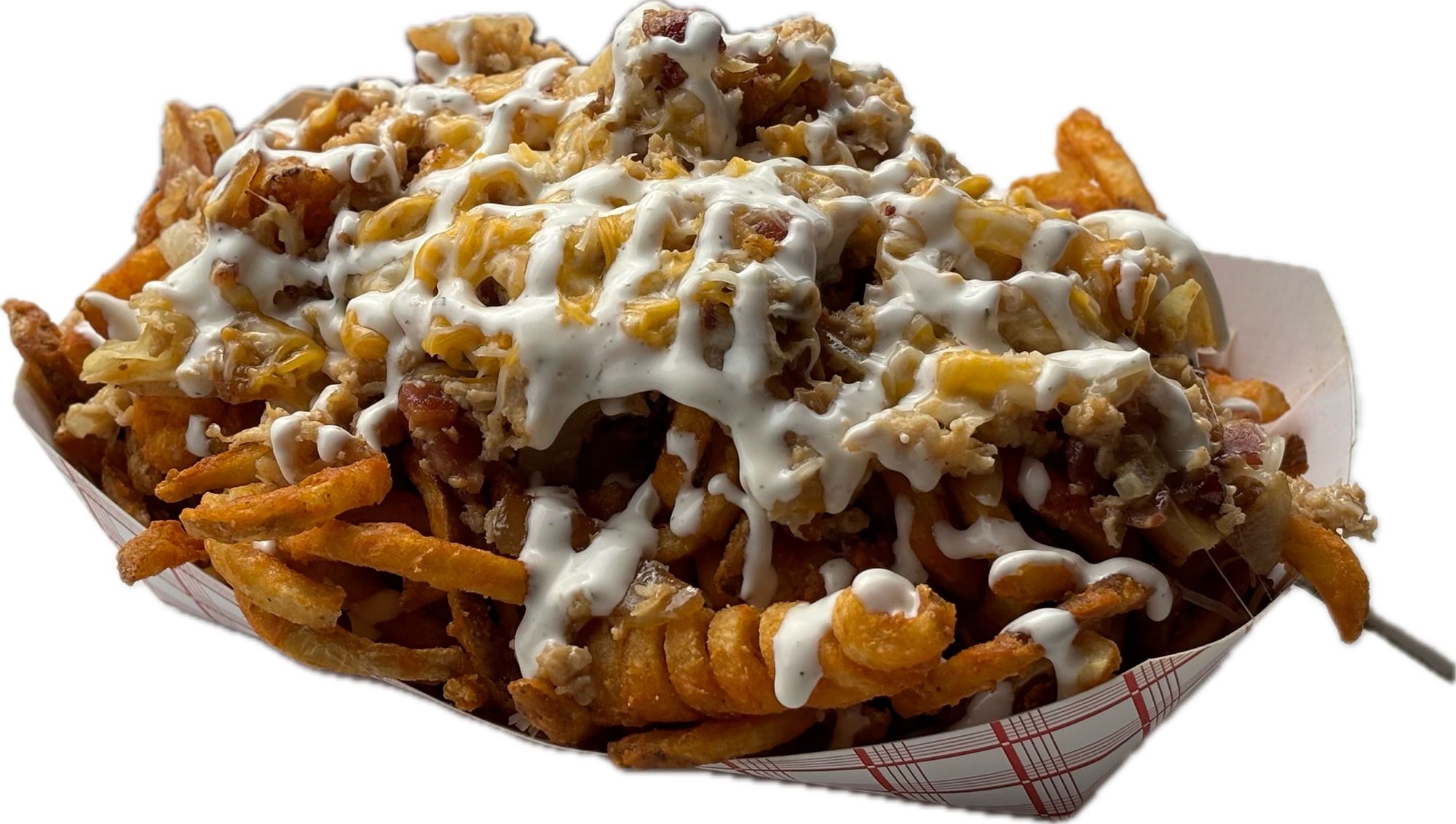 Bacon Chicken Cheddar Philly Fries