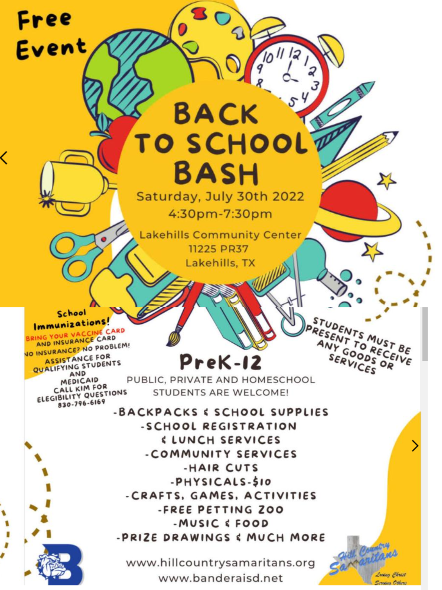 Back to School Bash