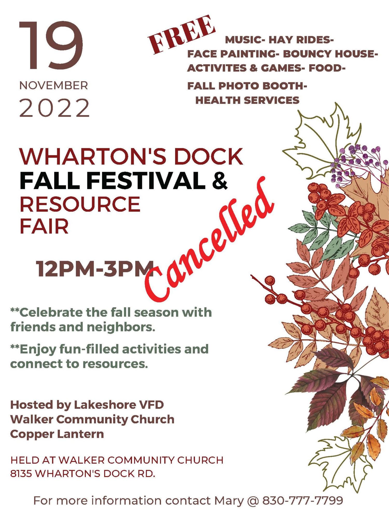 Fall Festival 2022 : Special Events : Wayne Center for the Arts