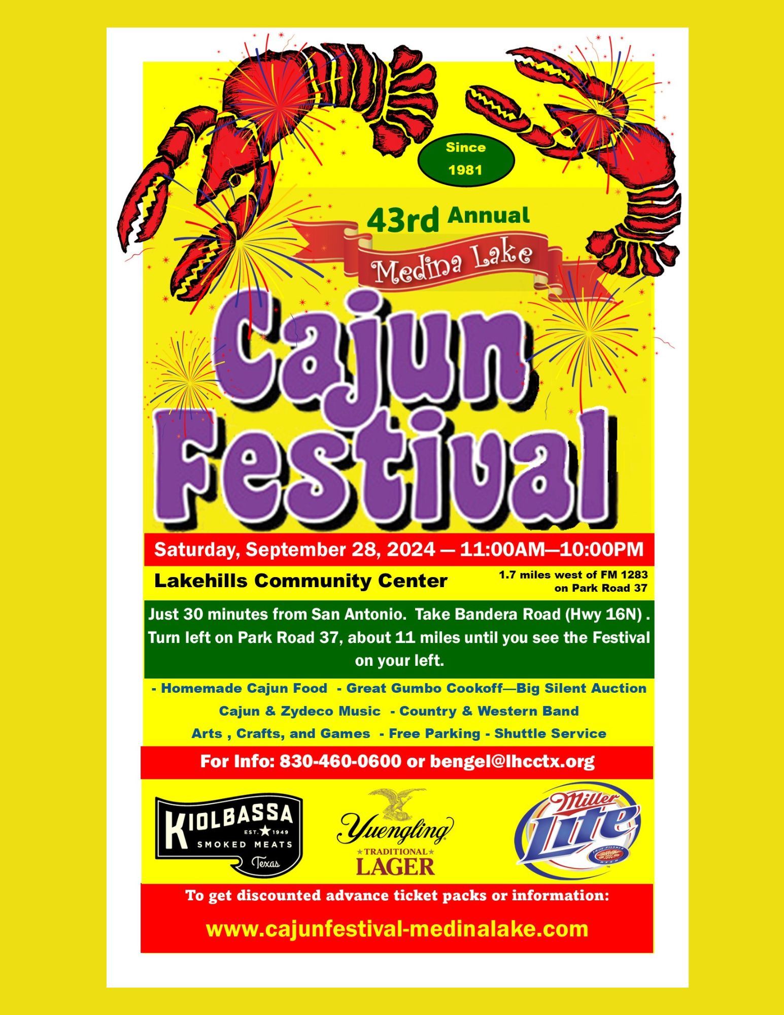 Medina Lake Cajun Festival