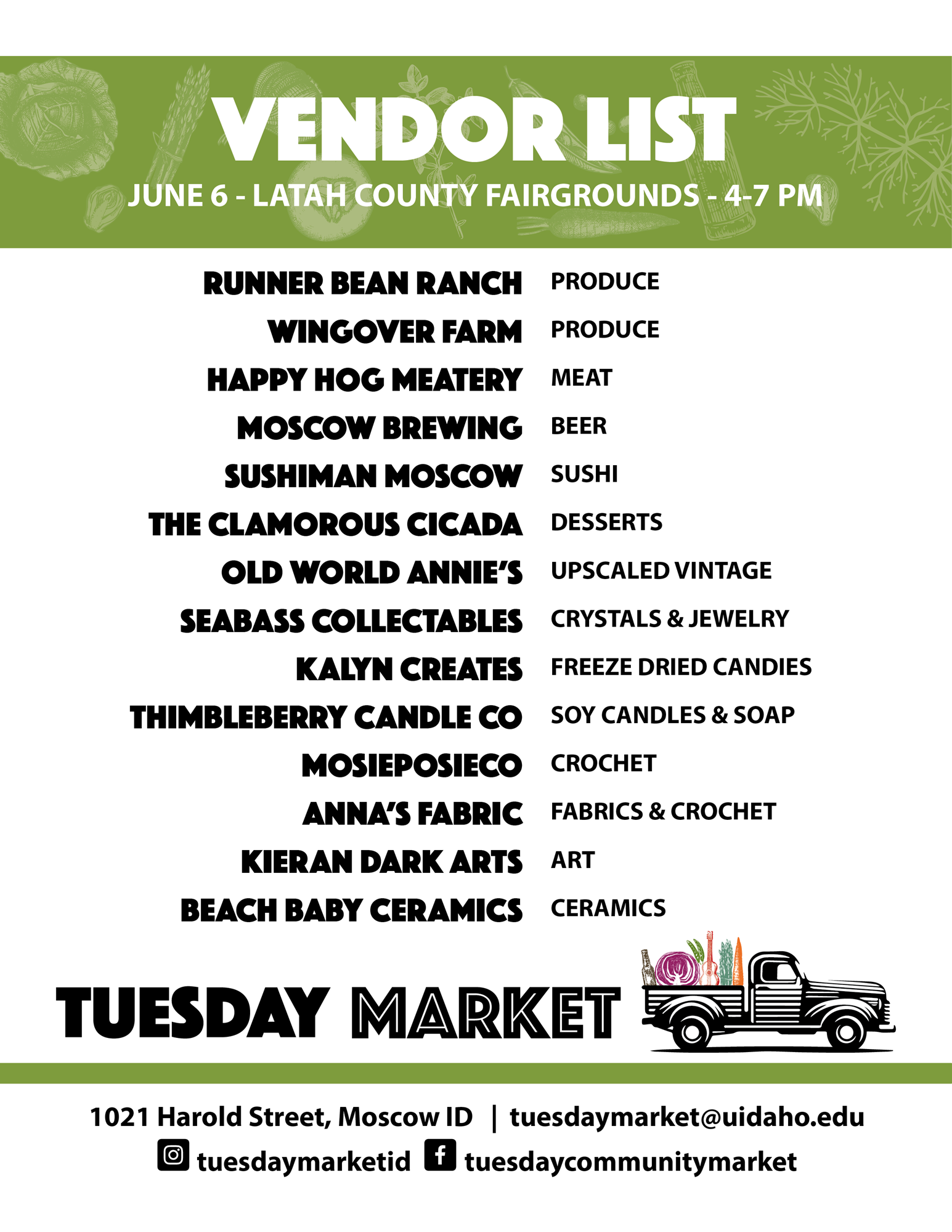 Tuesday Community Market 2023