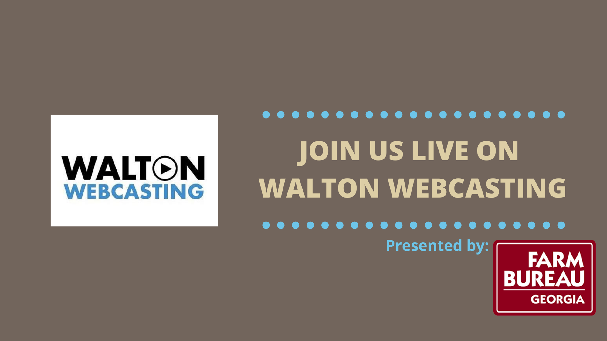 Walton Webcasting